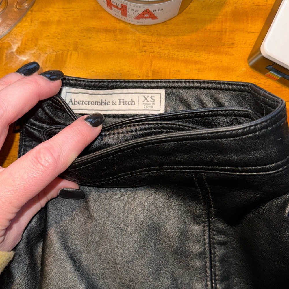 Abercrombie & Fitch Leather Skirt